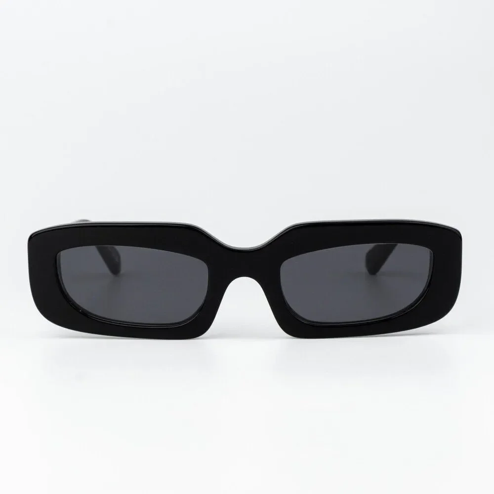 Off-White RENTON Sunglasses Black Rectangle OERI13C RENTON 1007 NEW AUTHENTIC